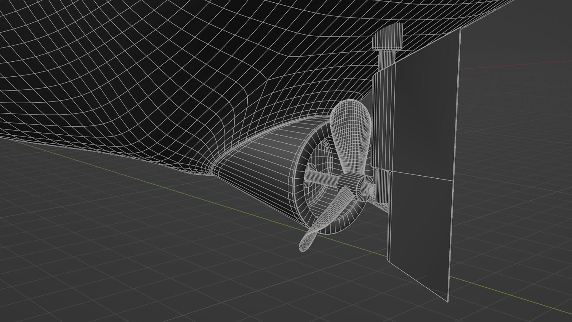 Historical Fleet Oilers and Replenishment Ship Low-poly 3D model_19