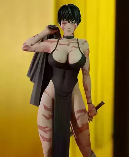 Maki Zenin Jujutsu Kaisen 3D print model