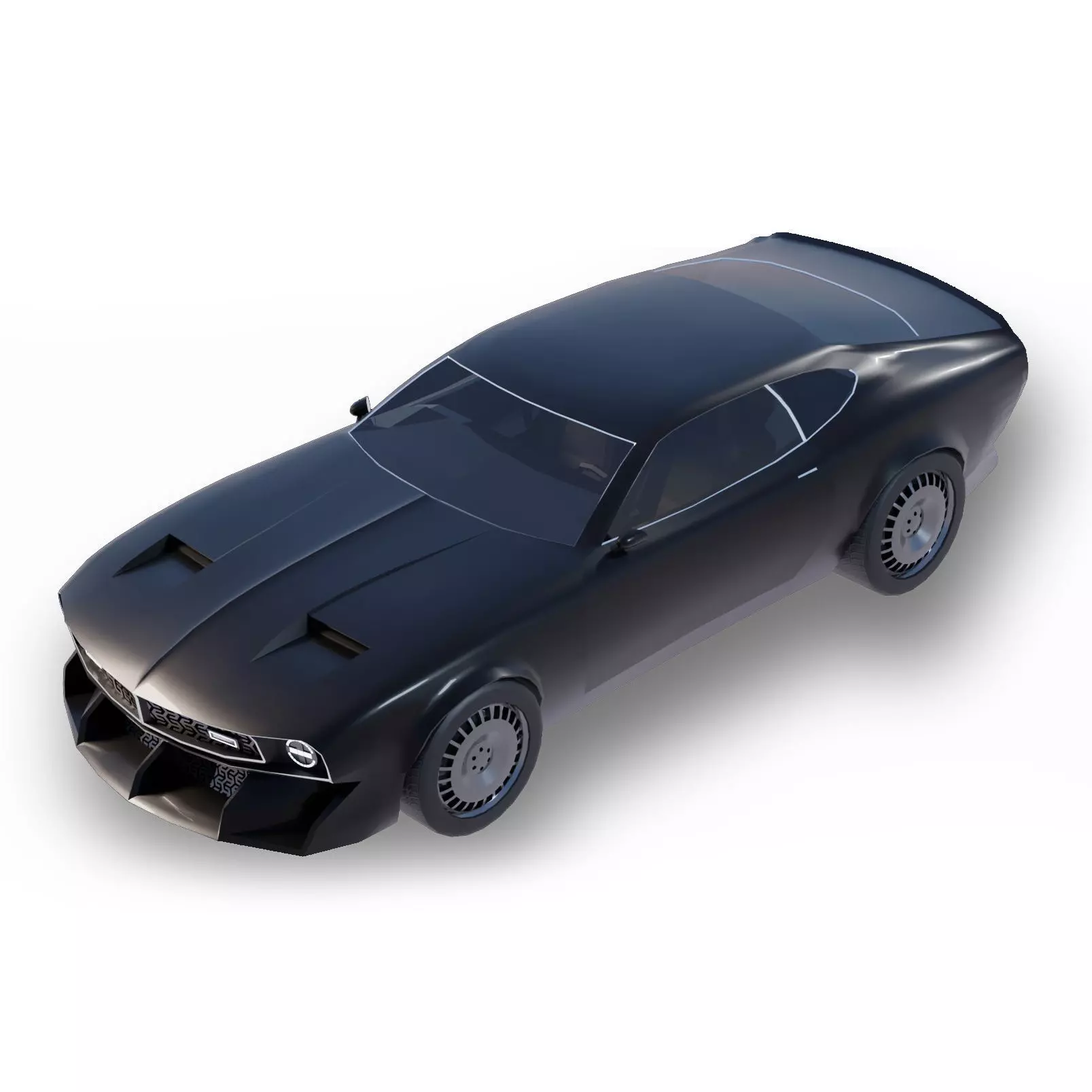 Eliminator V8 Low-poly 3D model