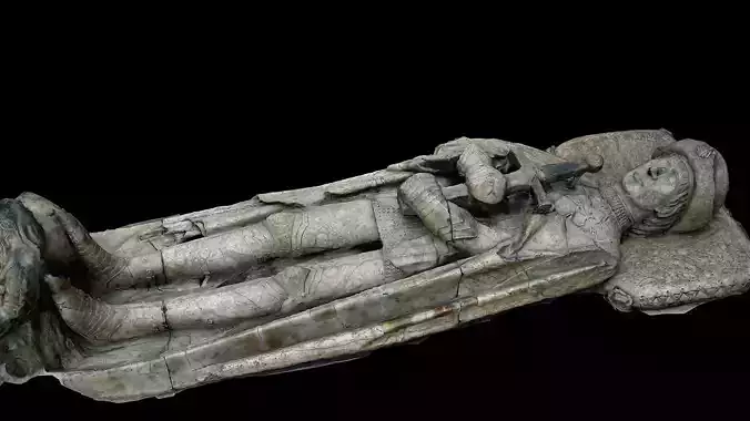 catacomb grave sculpture mercenary photogrammetry 3D model