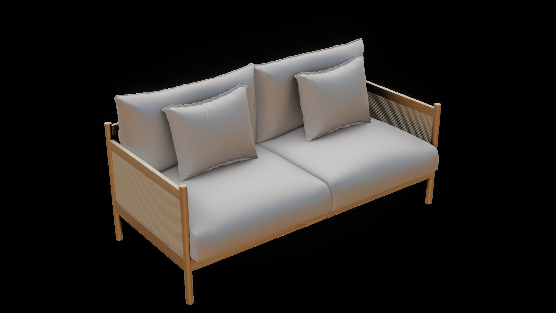 Classy Sofa 3d model 3D model_1