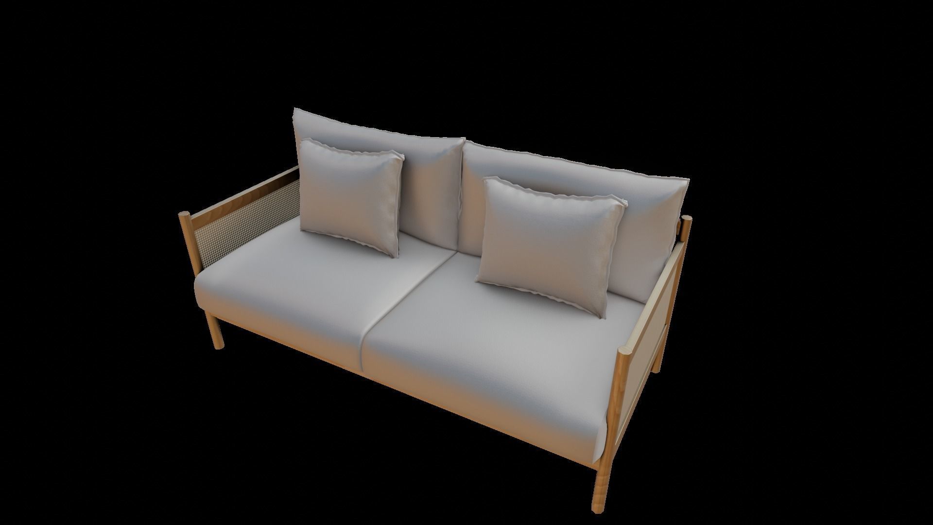 Classy Sofa 3d model 3D model_3