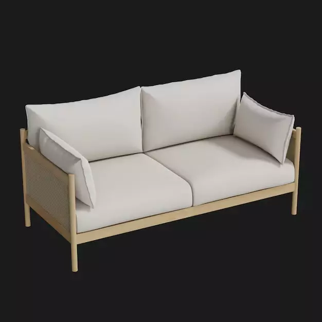 Classy Sofa 3d model 3D model_0