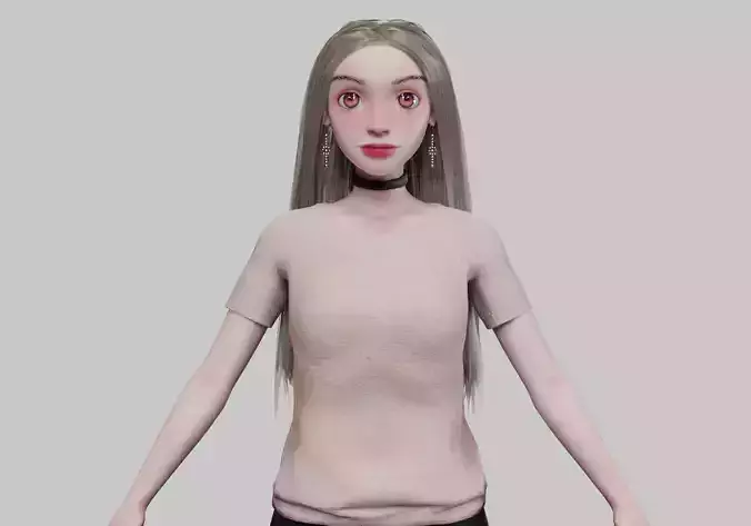 cartoon beautiful girl V33817 