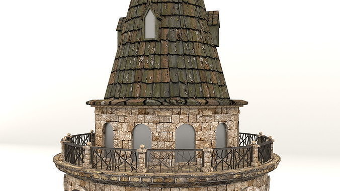 Galata Tower  3D model 7