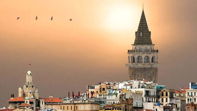 Galata Tower  3D model 5