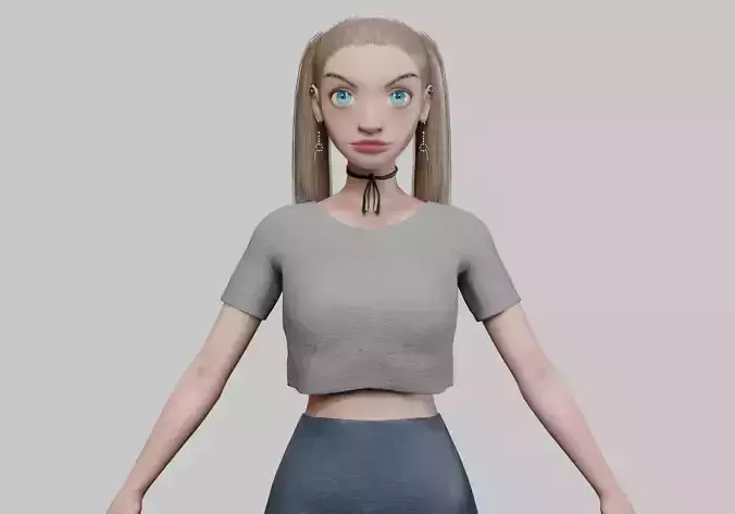 cute sweet girl V24596 