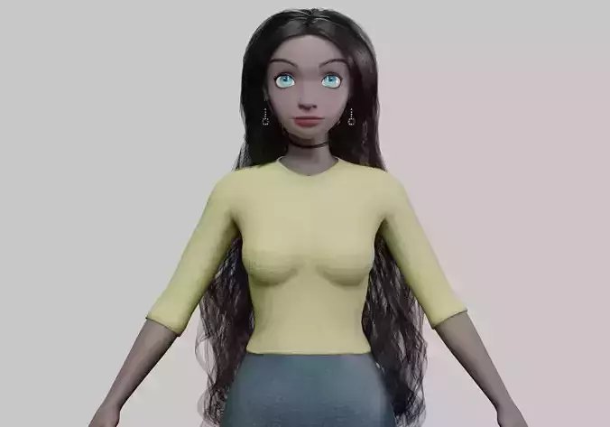 cute pretty girl V35982 