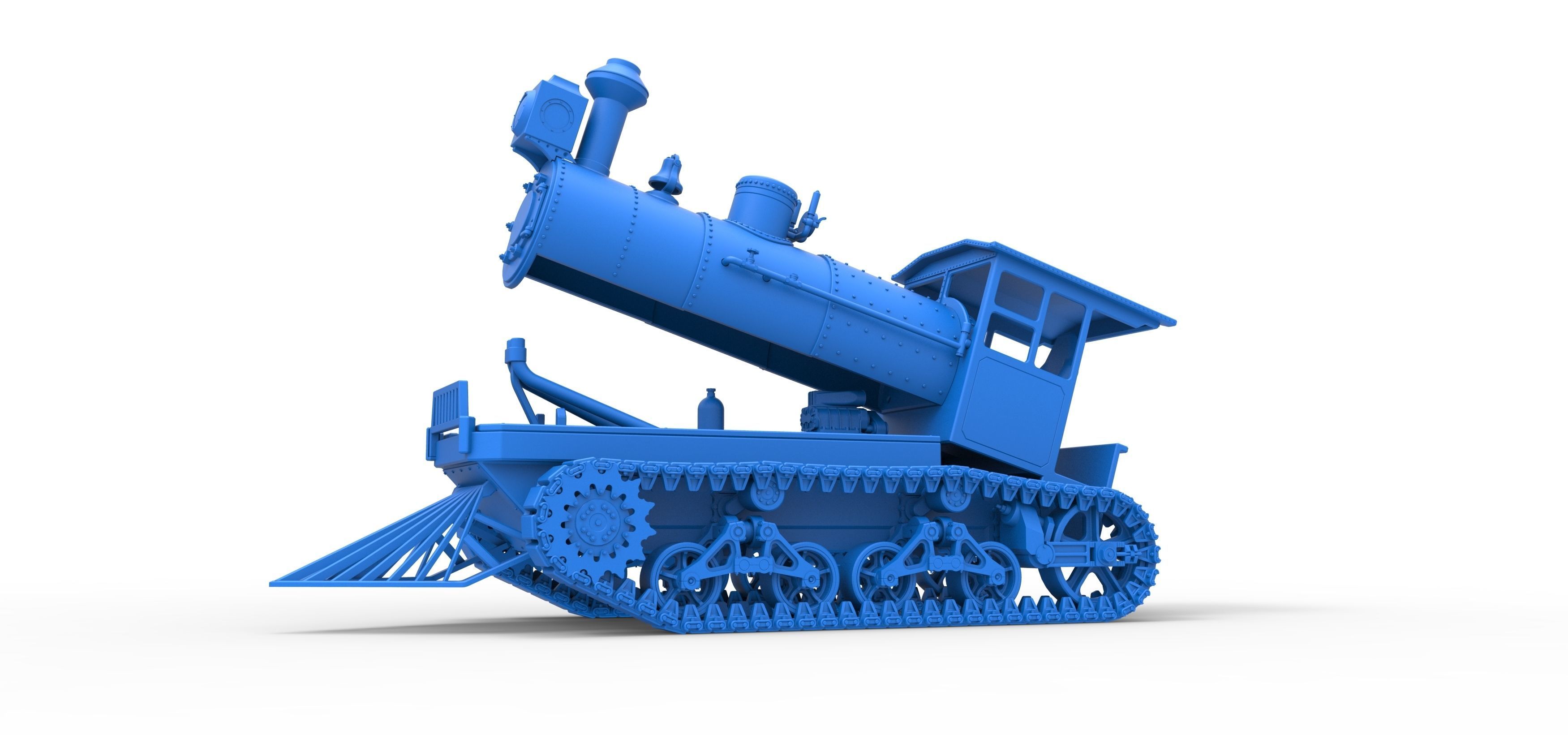 Vintage Monster tank Version 4 Scale 1 to 25 3D print model_44