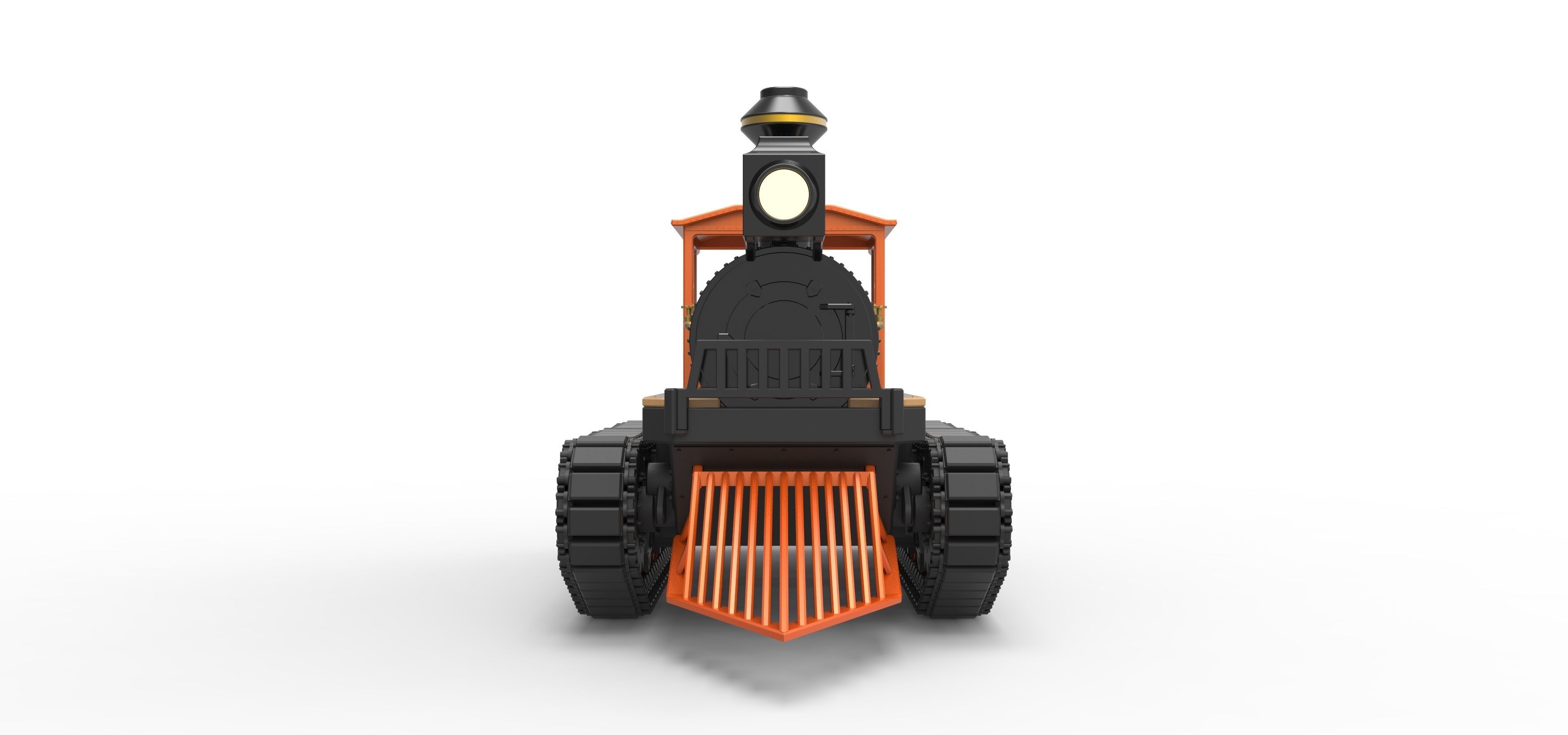 Vintage Monster tank Version 4 Scale 1 to 25 3D print model_7