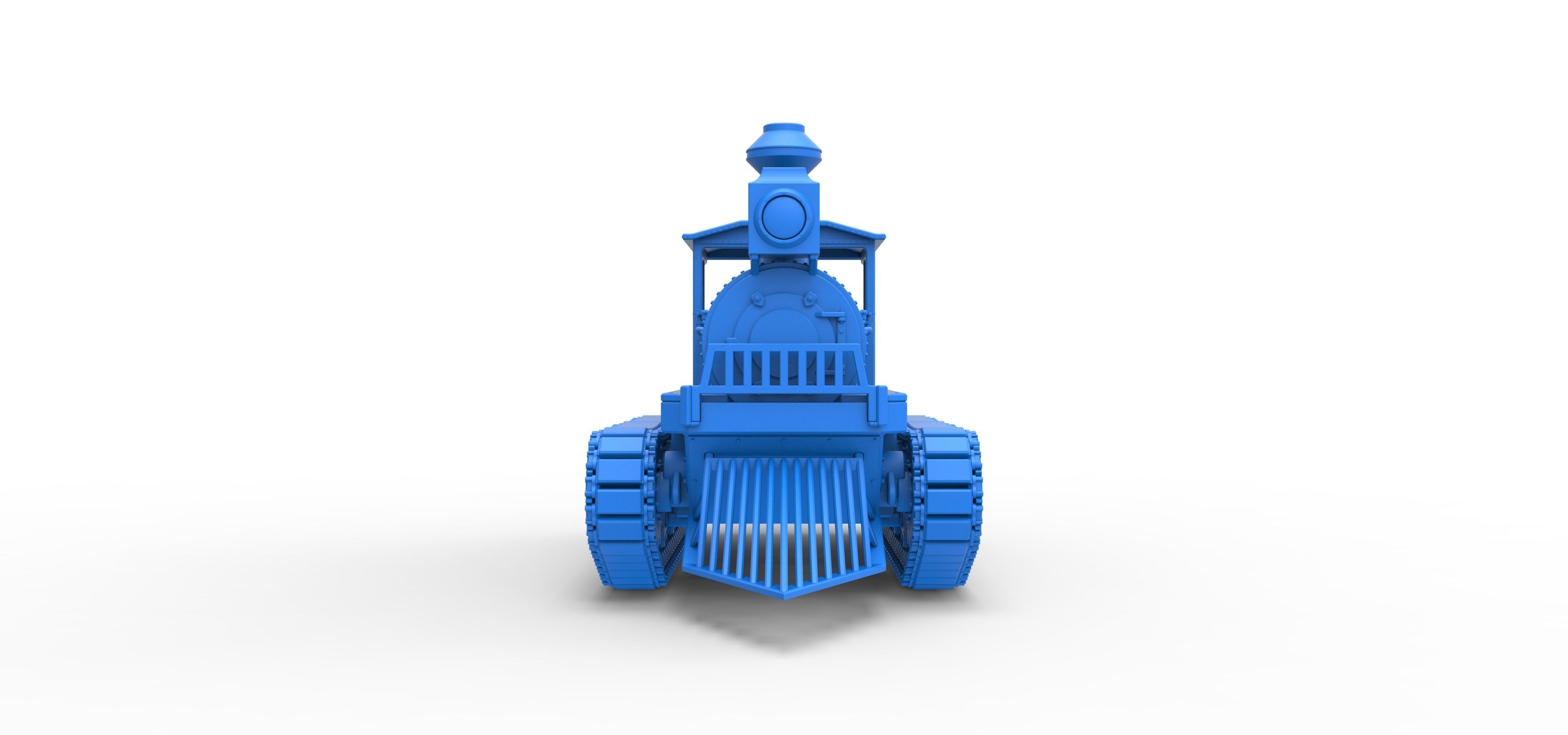 Vintage Monster tank Version 4 Scale 1 to 25 3D print model_32