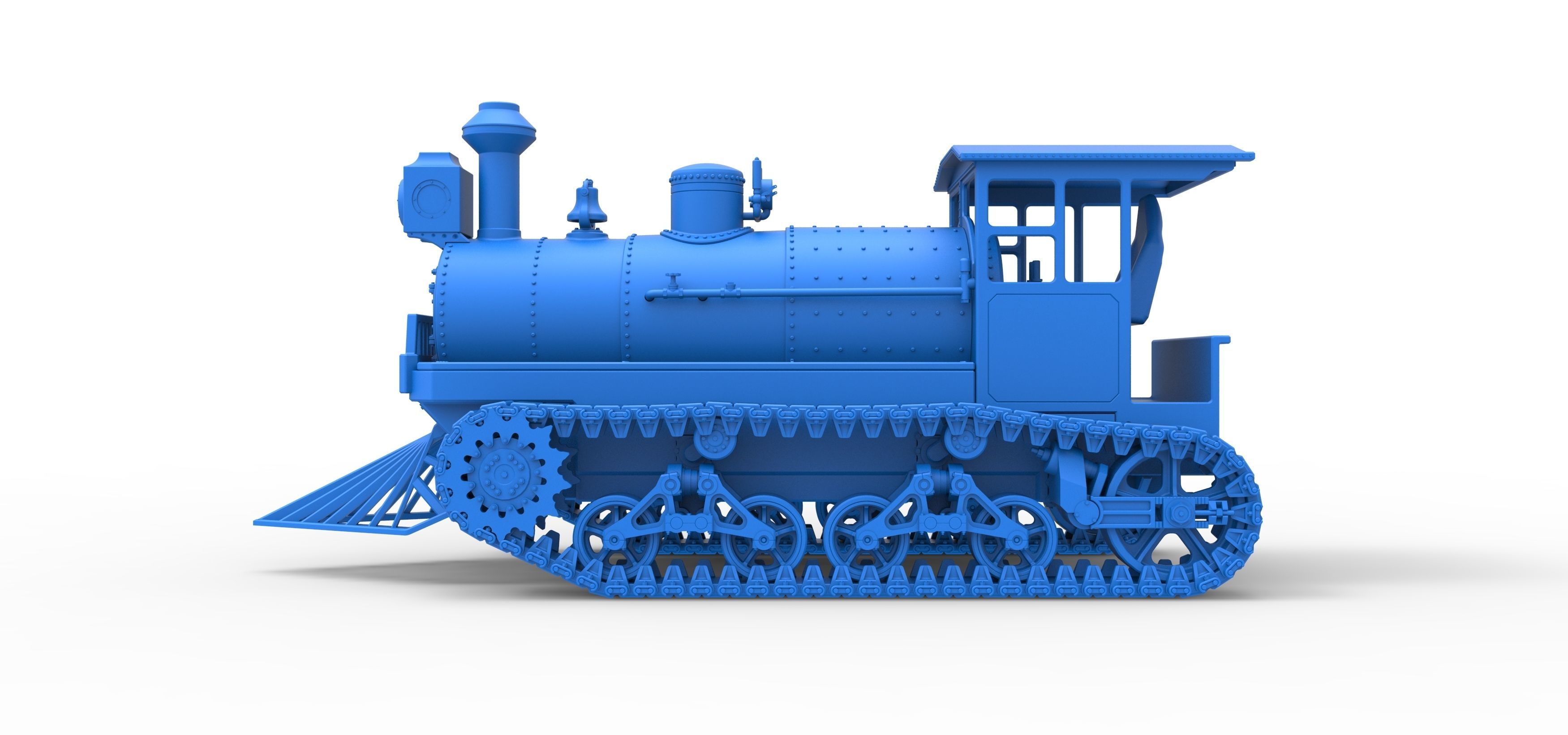 Vintage Monster tank Version 4 Scale 1 to 25 3D print model_34