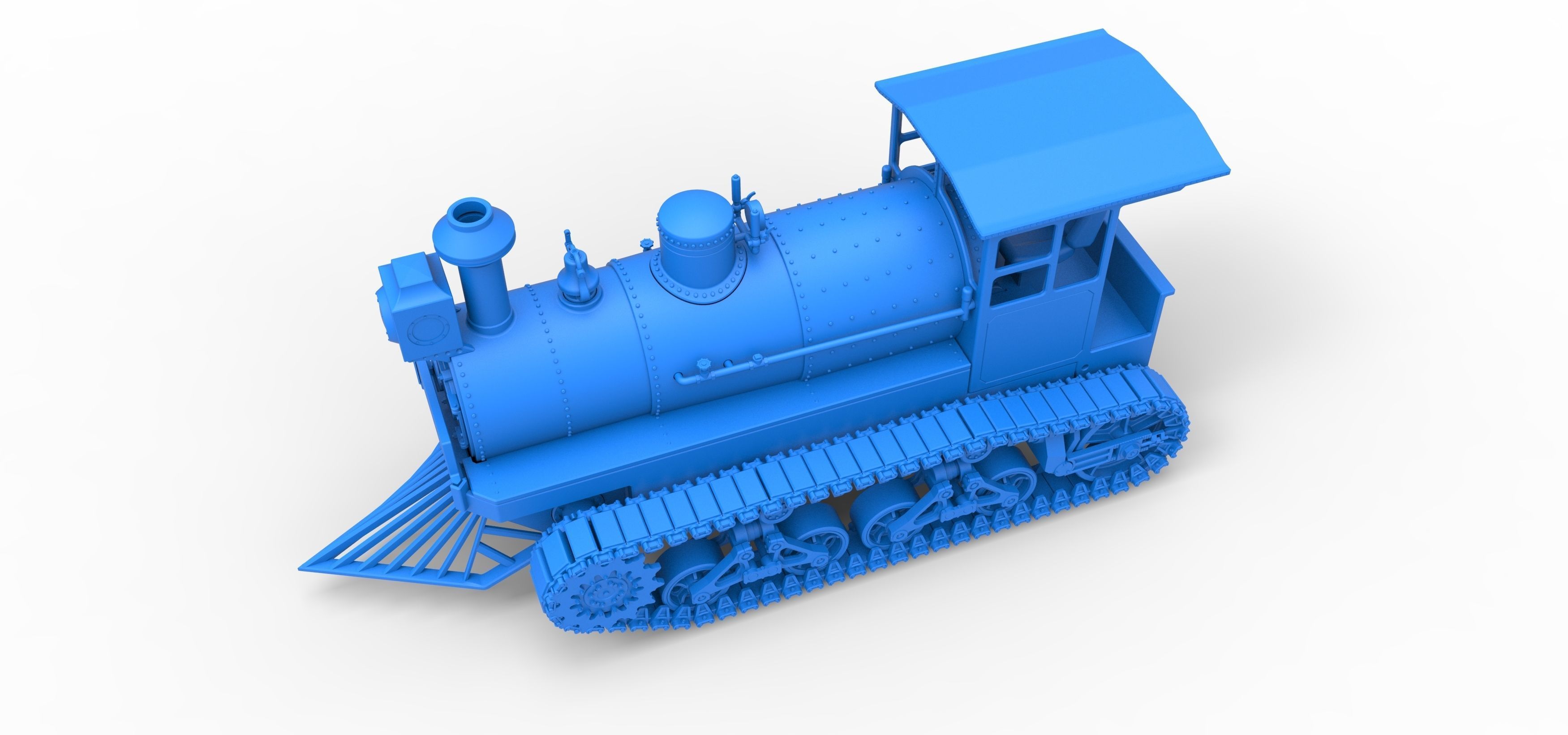 Vintage Monster tank Version 4 Scale 1 to 25 3D print model_29