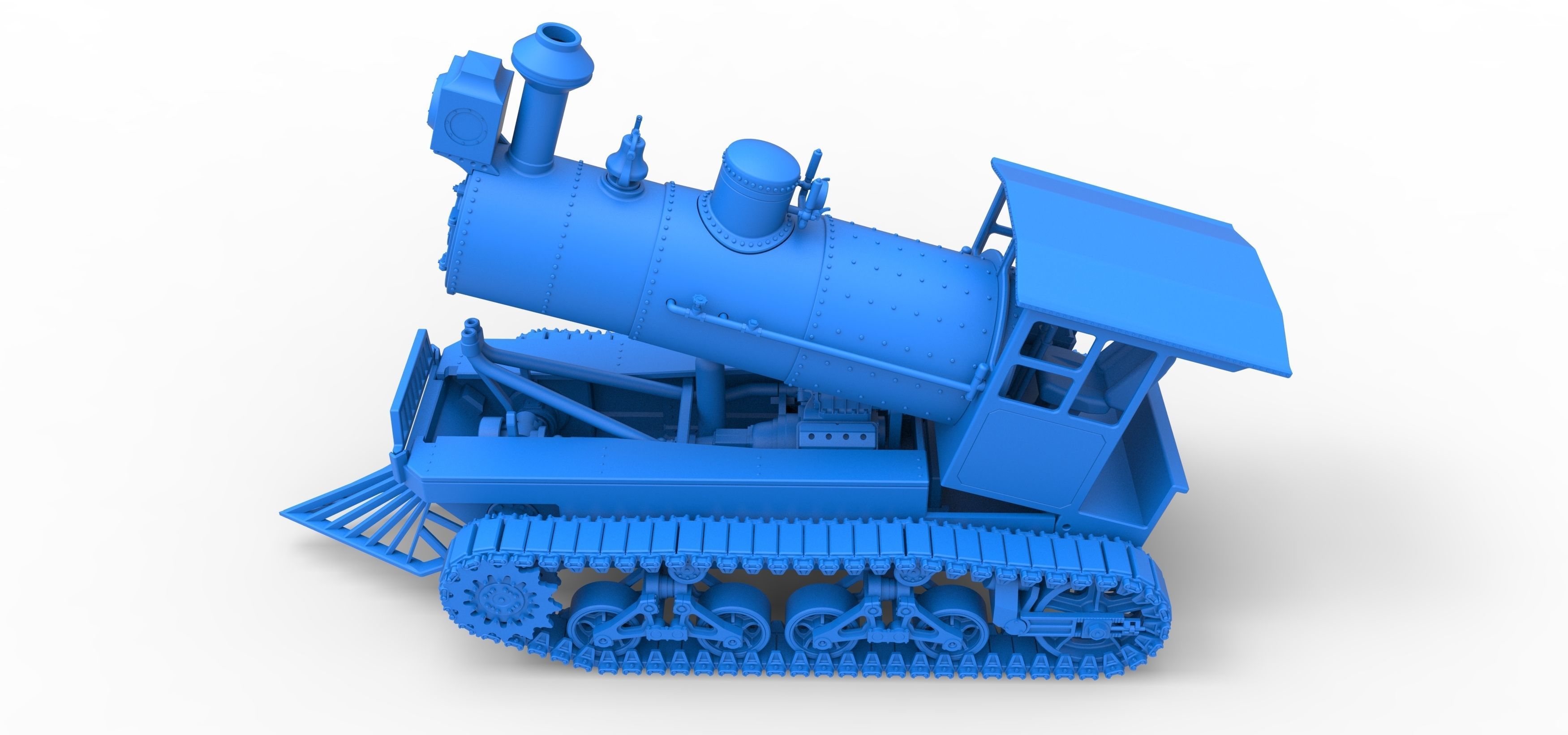 Vintage Monster tank Version 4 Scale 1 to 25 3D print model_48