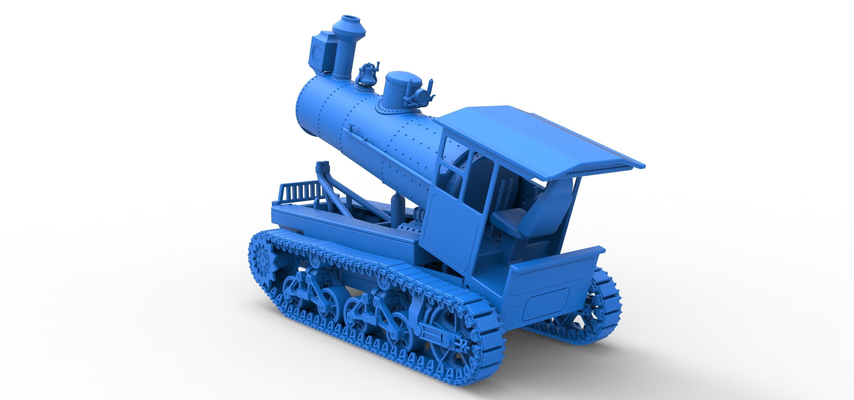 Vintage Monster tank Version 4 Scale 1 to 25 3D print model_49