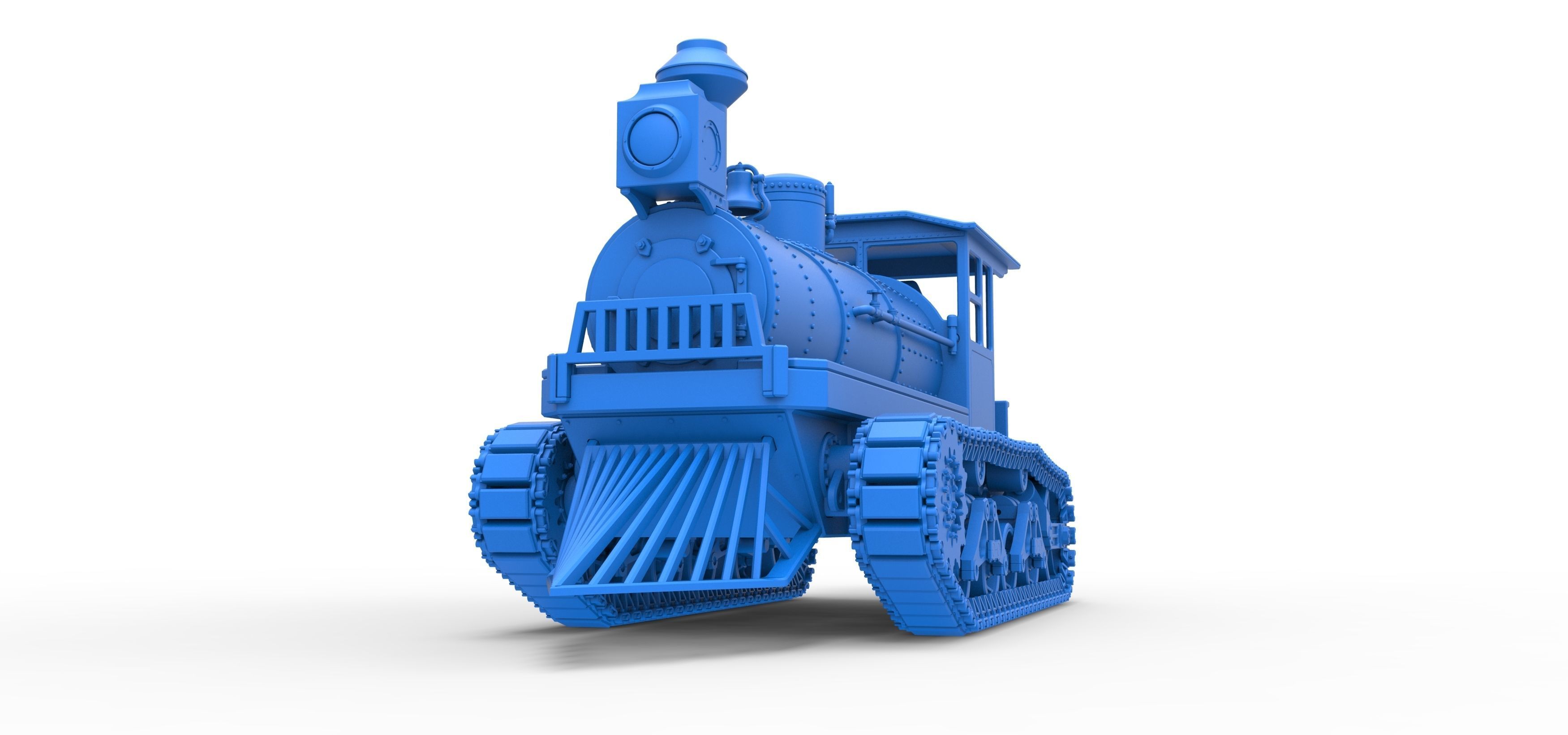 Vintage Monster tank Version 4 Scale 1 to 25 3D print model_31