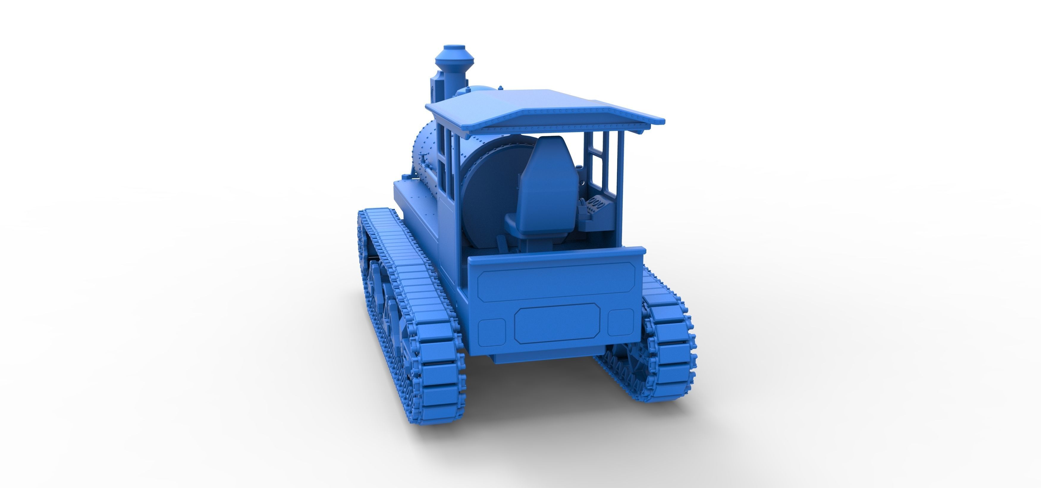 Vintage Monster tank Version 4 Scale 1 to 25 3D print model_39