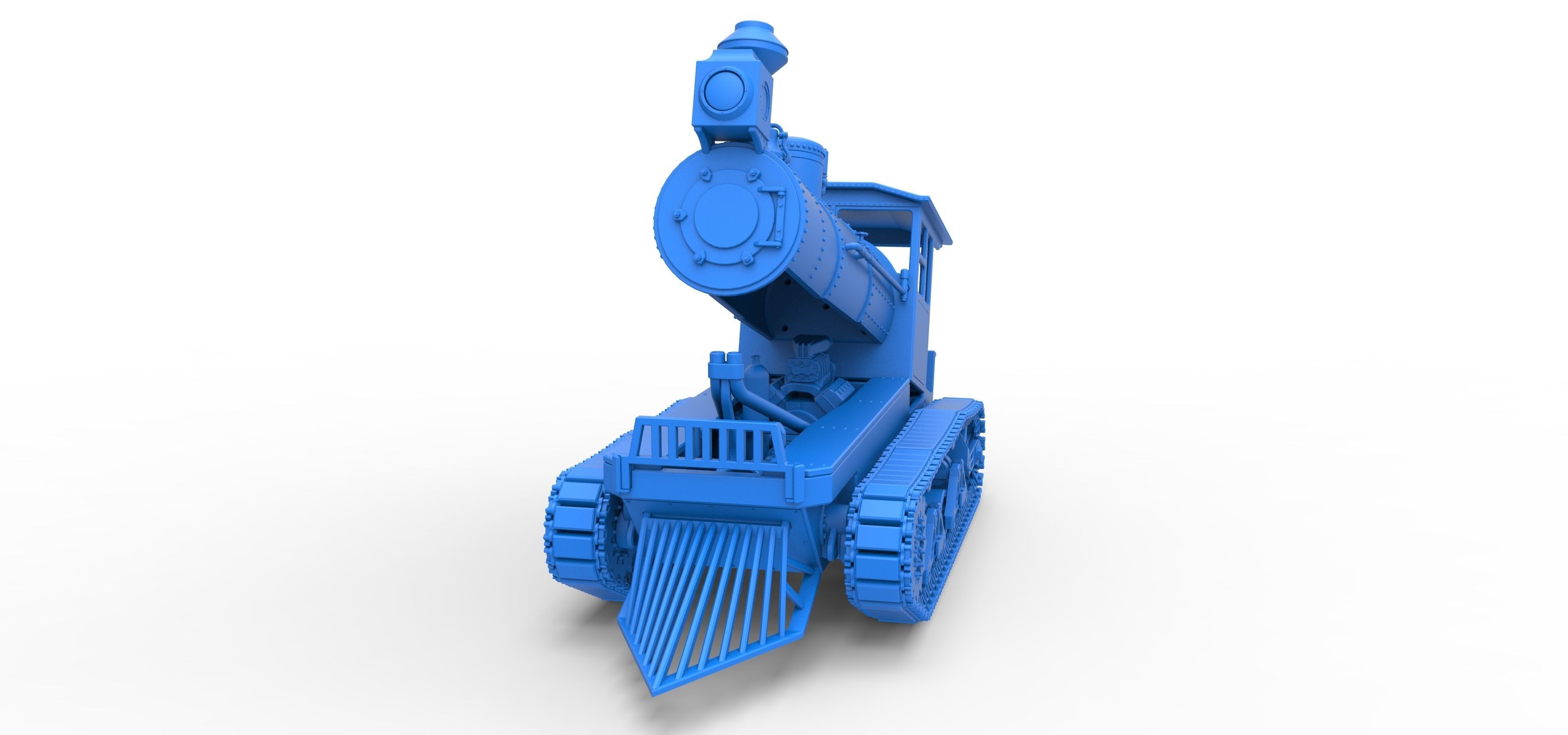 Vintage Monster tank Version 4 Scale 1 to 25 3D print model_45