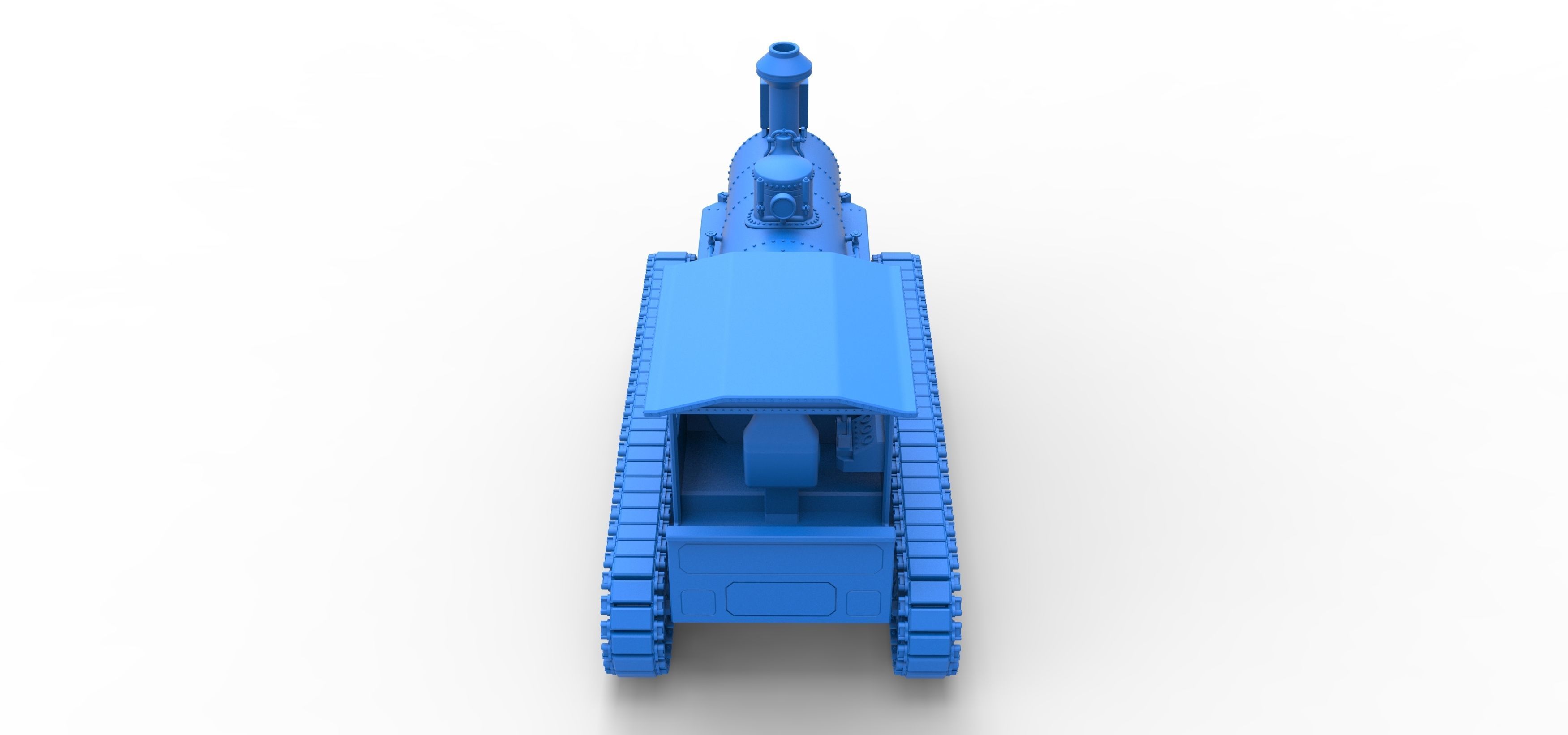 Vintage Monster tank Version 4 Scale 1 to 25 3D print model_42