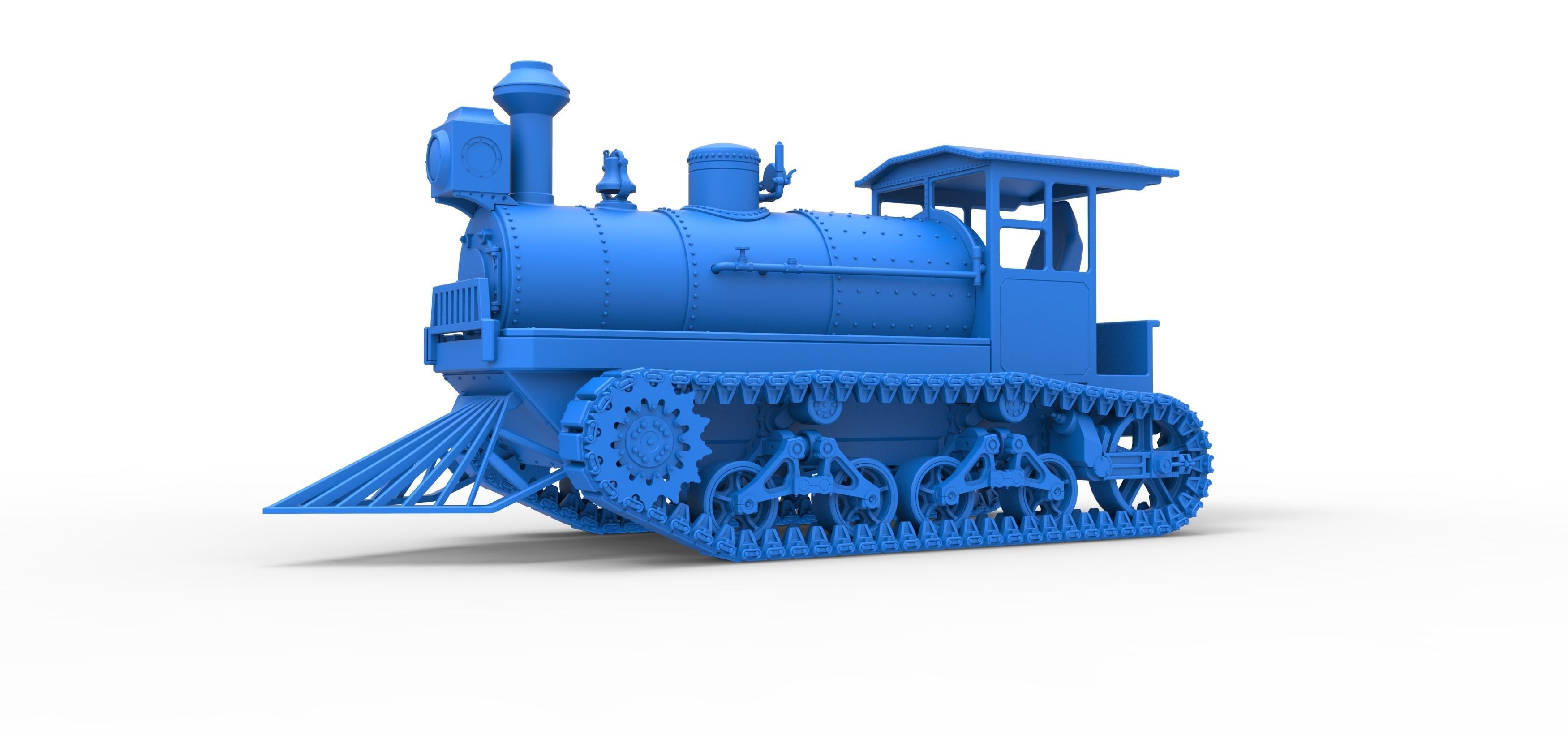 Vintage Monster tank Version 4 Scale 1 to 25 3D print model_27