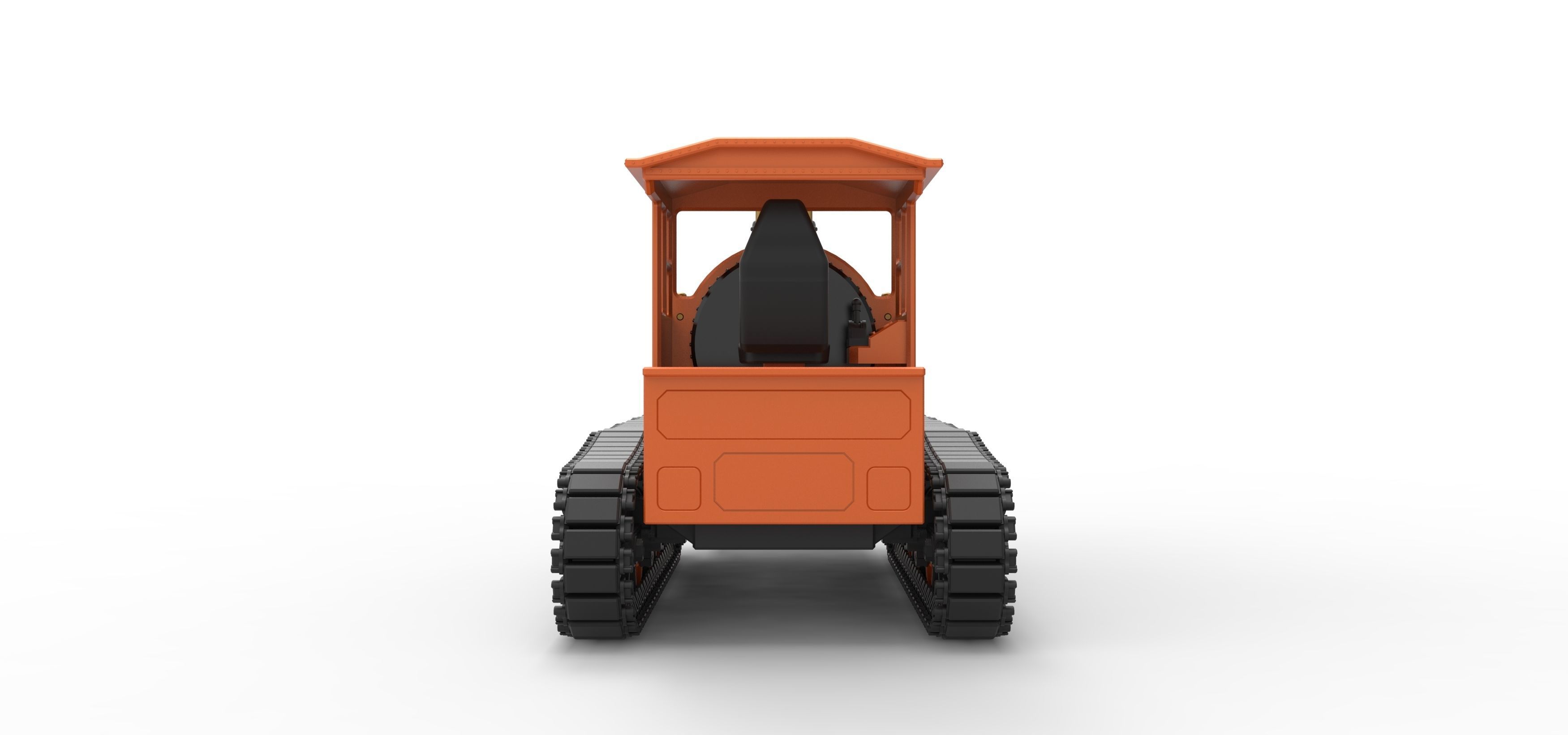 Vintage Monster tank Version 4 Scale 1 to 25 3D print model_16