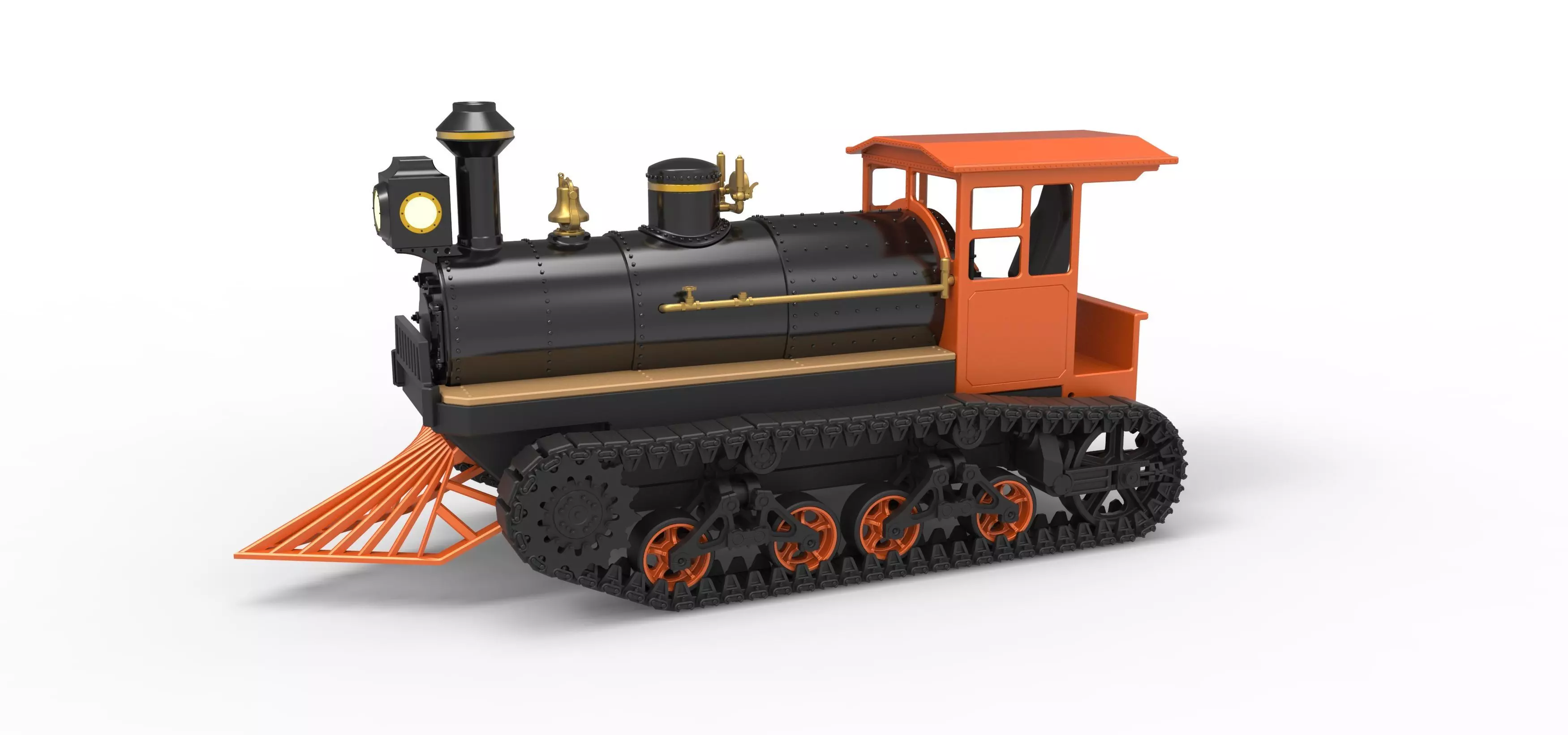 Vintage Monster tank Version 4 Scale 1 to 25 3D print model_0