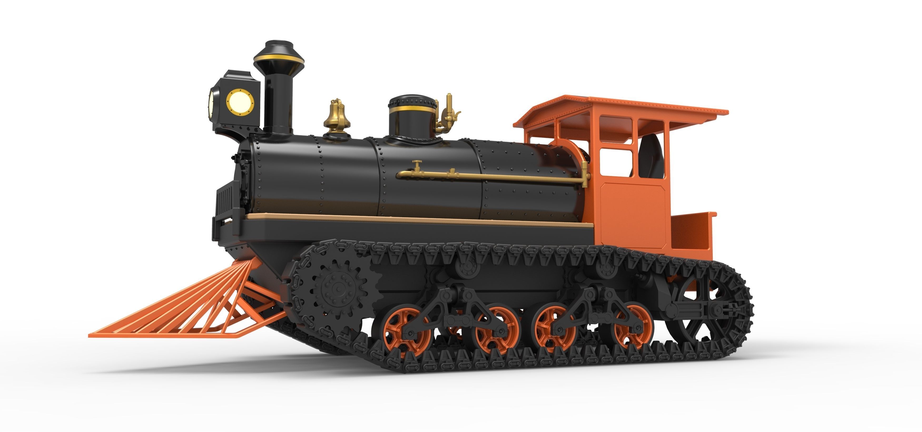 Vintage Monster tank Version 4 Scale 1 to 25 3D print model_2