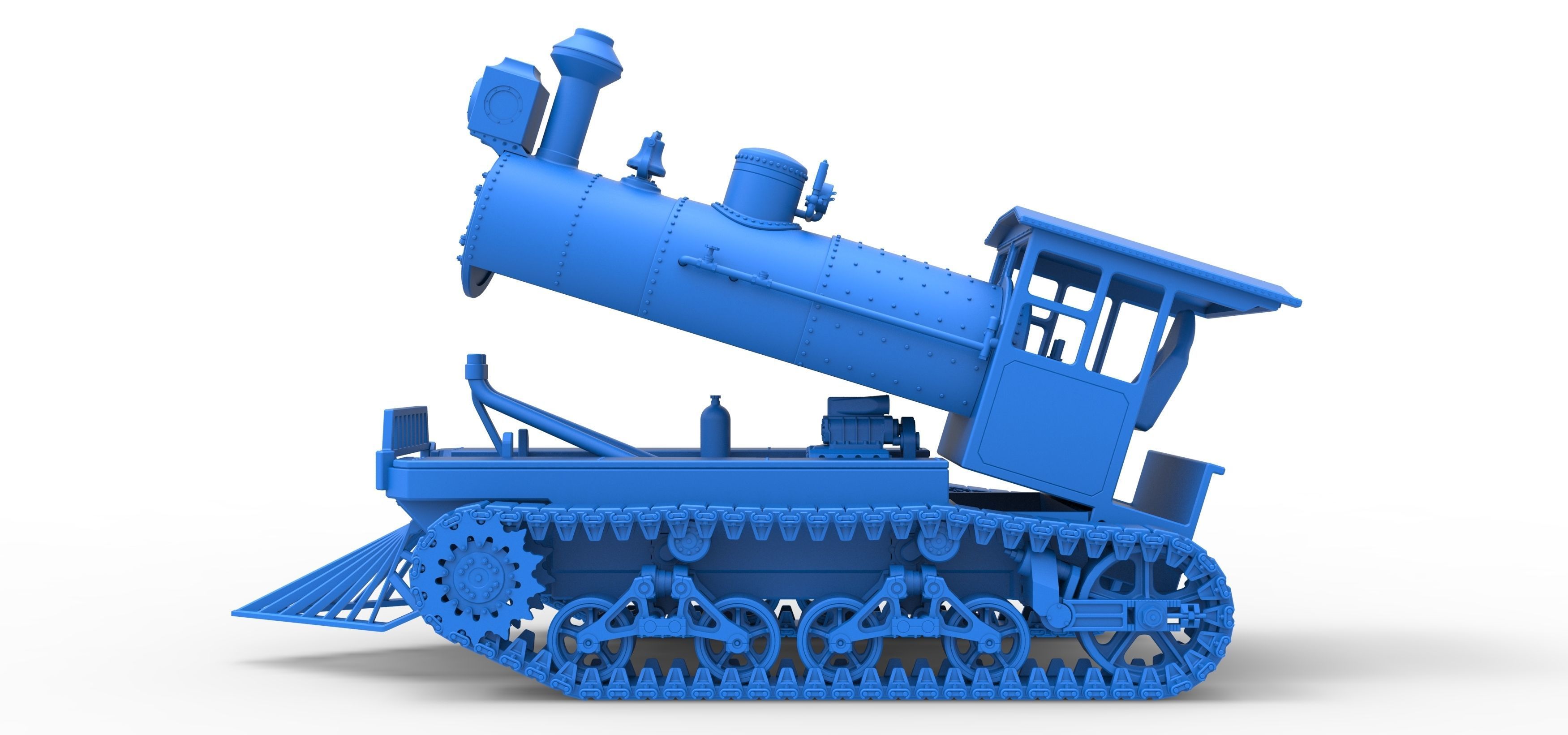 Vintage Monster tank Version 4 Scale 1 to 25 3D print model_47