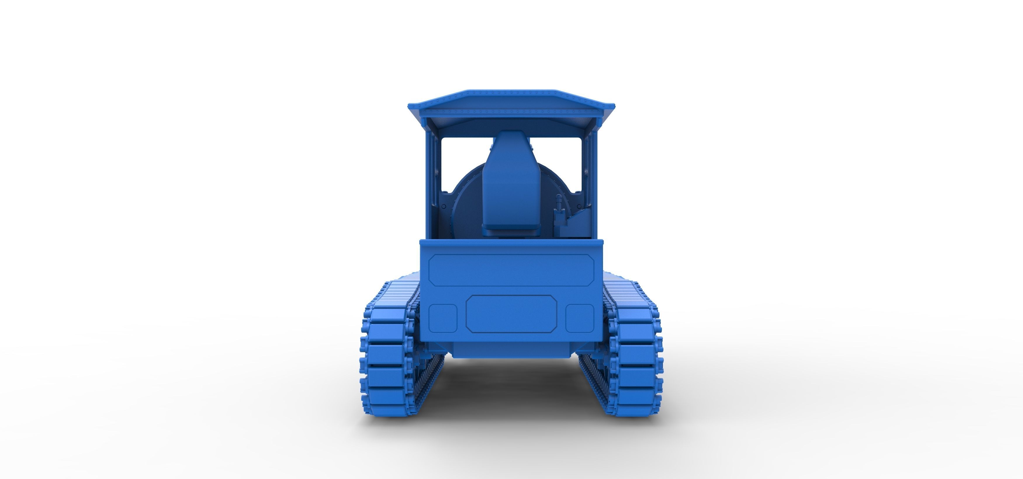 Vintage Monster tank Version 4 Scale 1 to 25 3D print model_41