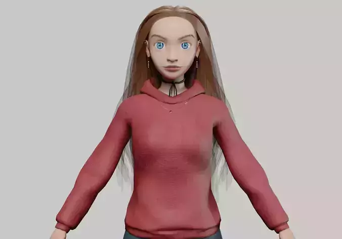 sweet pretty girl V32267 