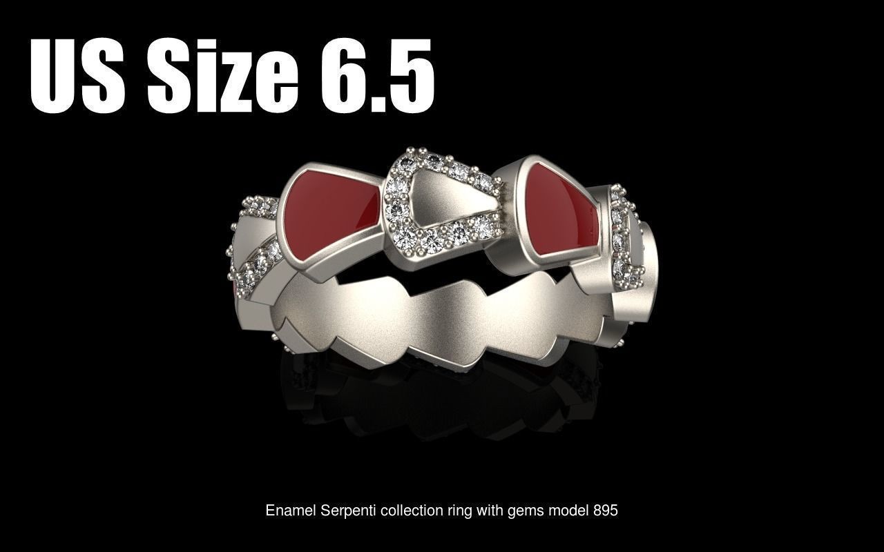 Serpenti ring 3D Model Collection_5