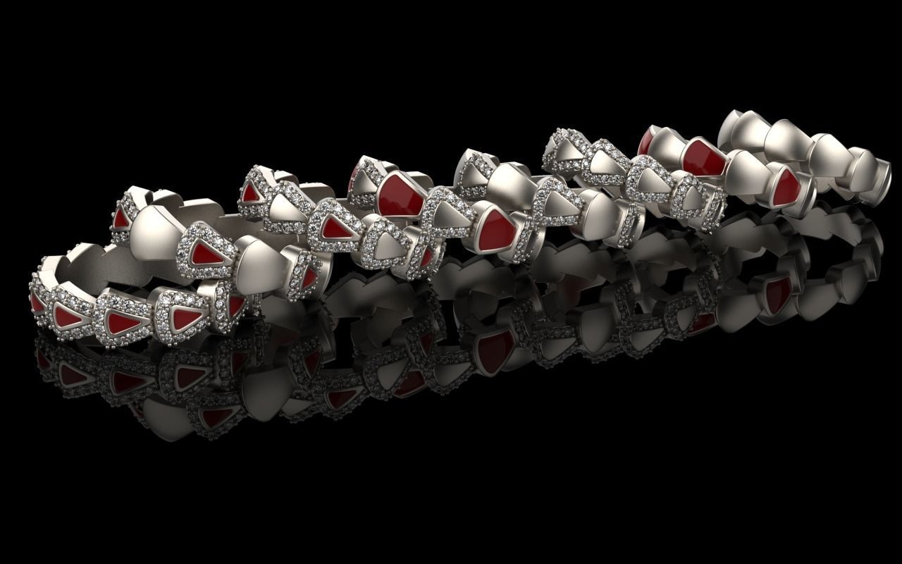 Serpenti ring 3D Model Collection_12