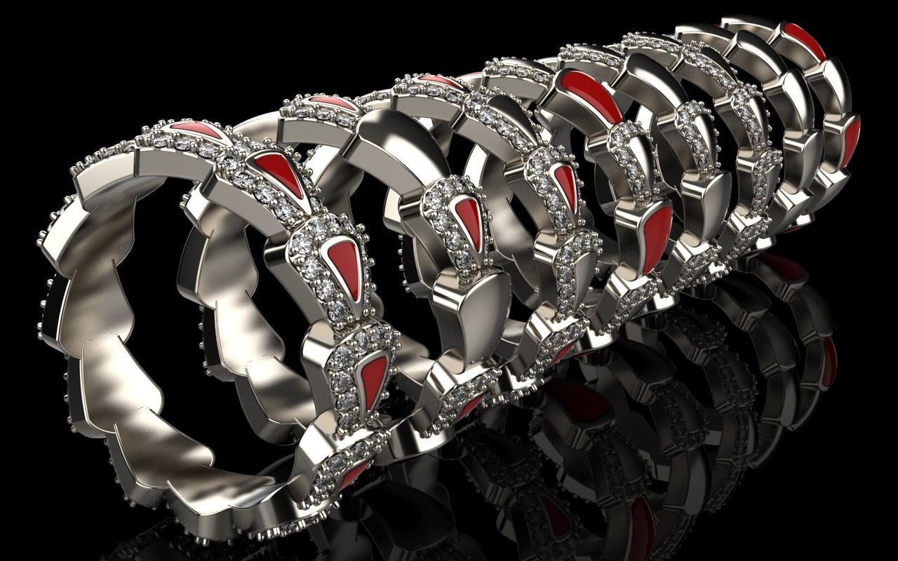 Serpenti ring 3D Model Collection_13