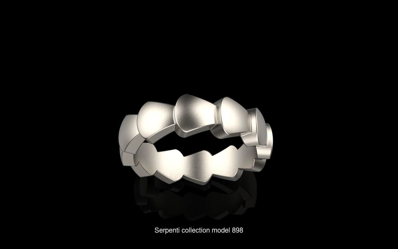 Serpenti ring 3D Model Collection_2