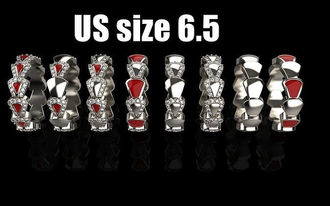 Serpenti ring  3D Model Collection