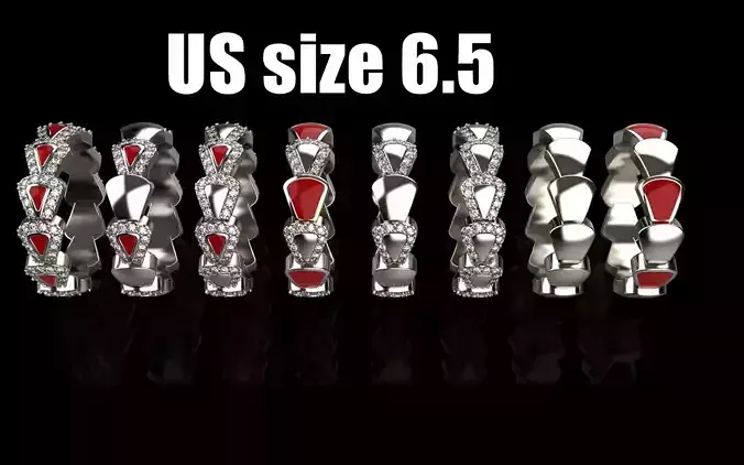 Serpenti ring 3D Model Collection Serpenti ring 3D Model Collection