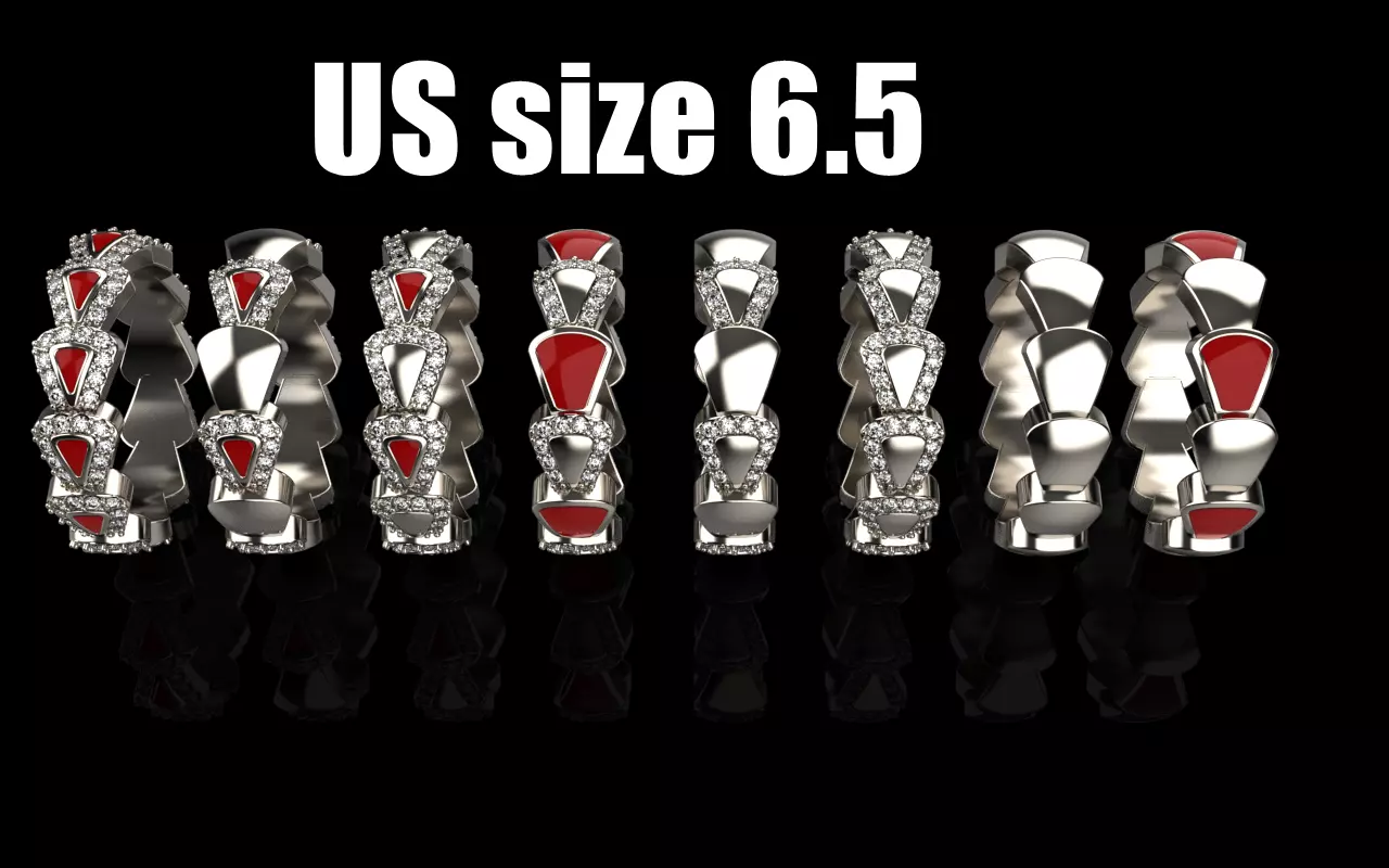 Serpenti ring 3D Model Collection_0