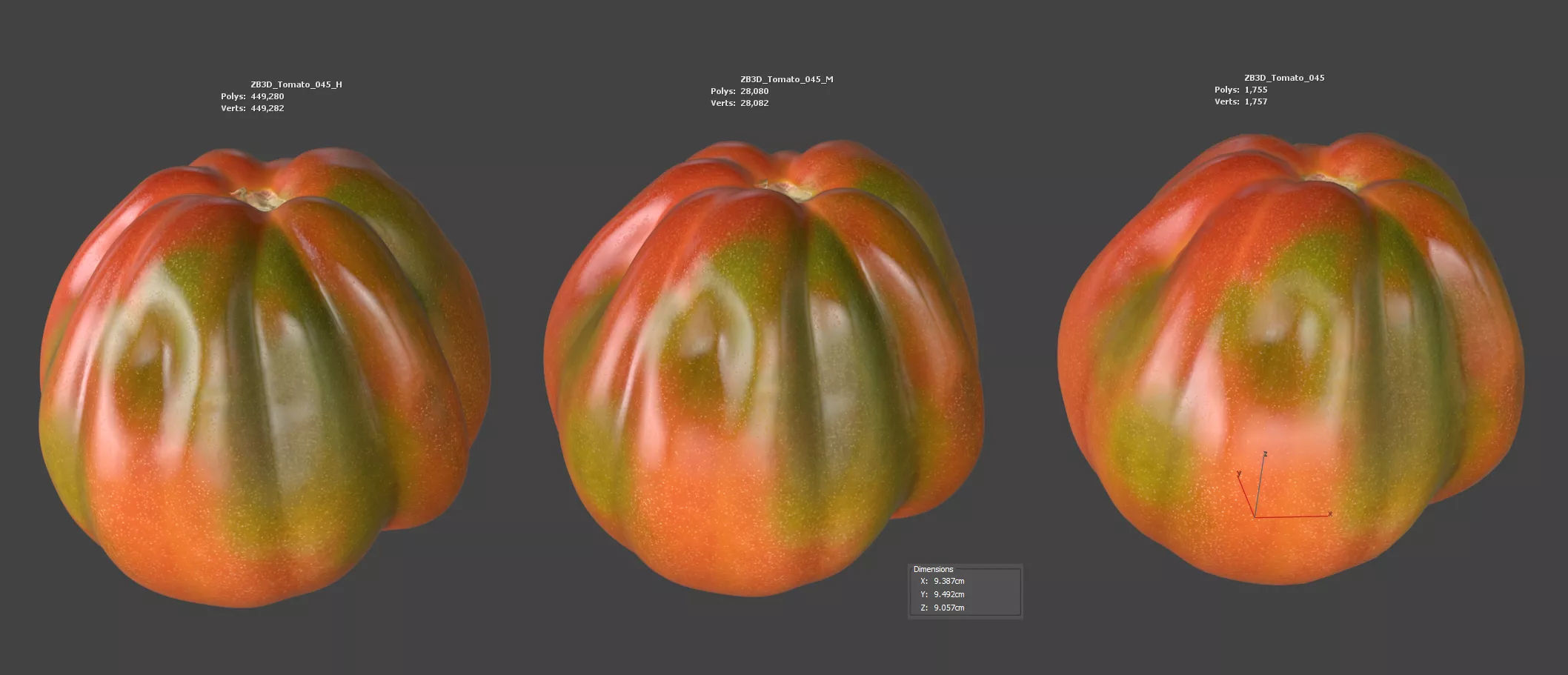 Tomato 3D model_5