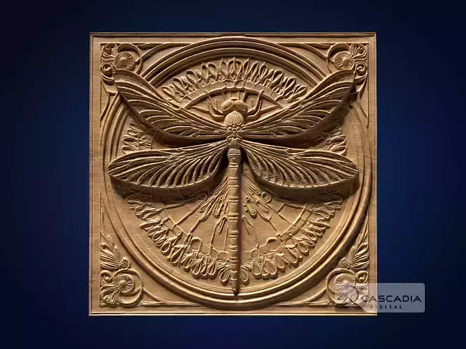 Dragonfly - CNC Router Carving Casting animal insect