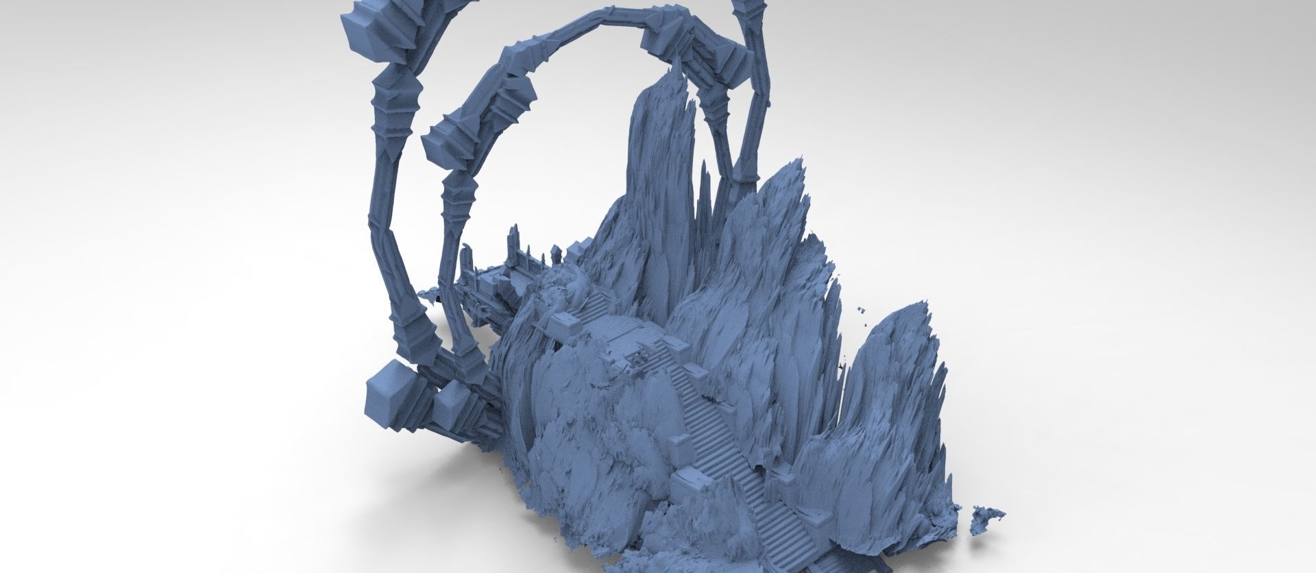 Arch Medusa Mountain 3D model_1