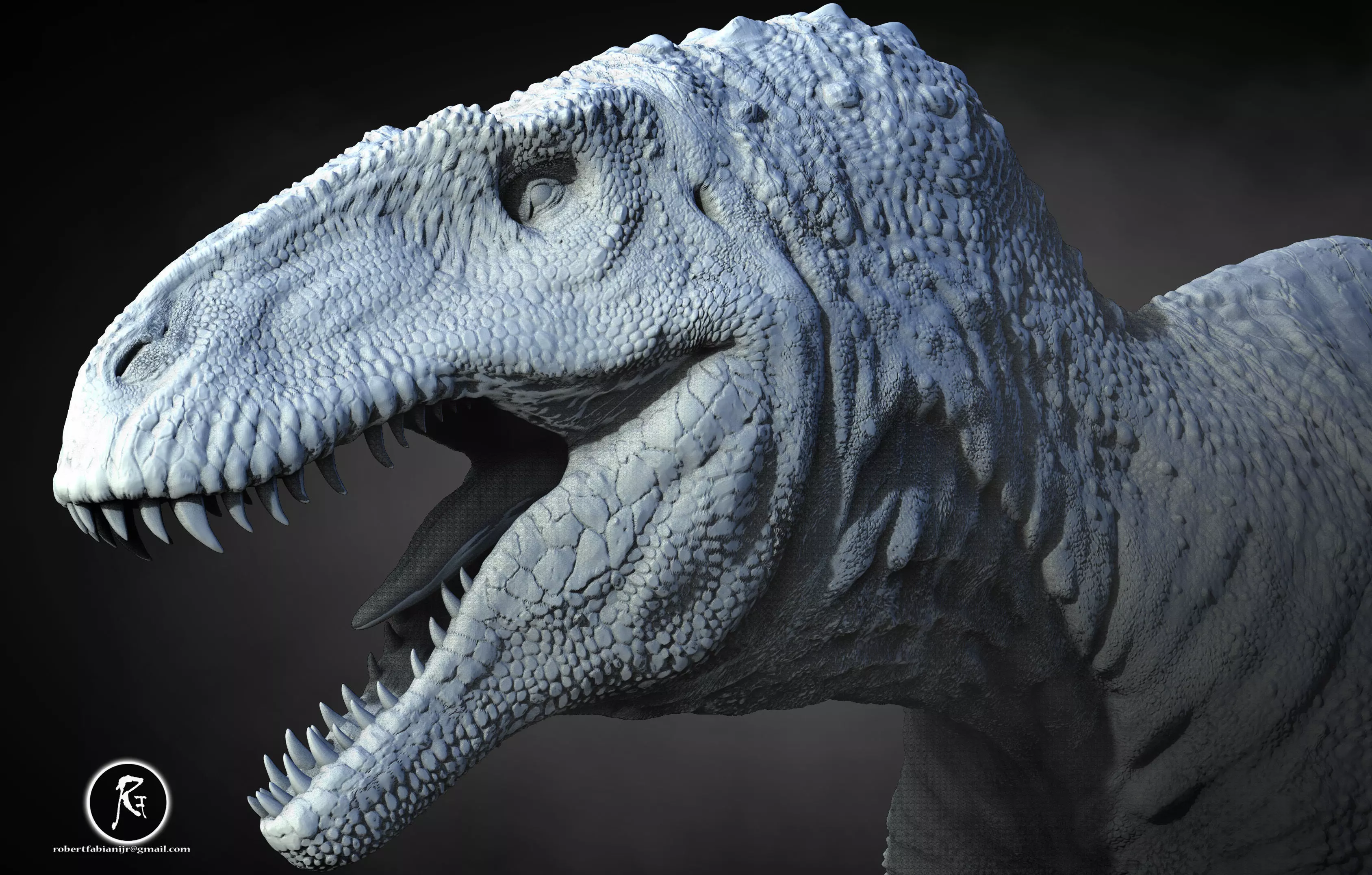 Acrocanthosaurus  3D print model_0