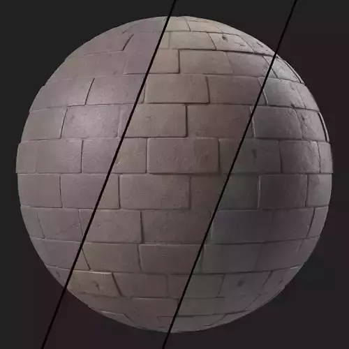 Pavement Materials 108- Concrete Paving - Sbsar Pbr 4k Seamless Texture