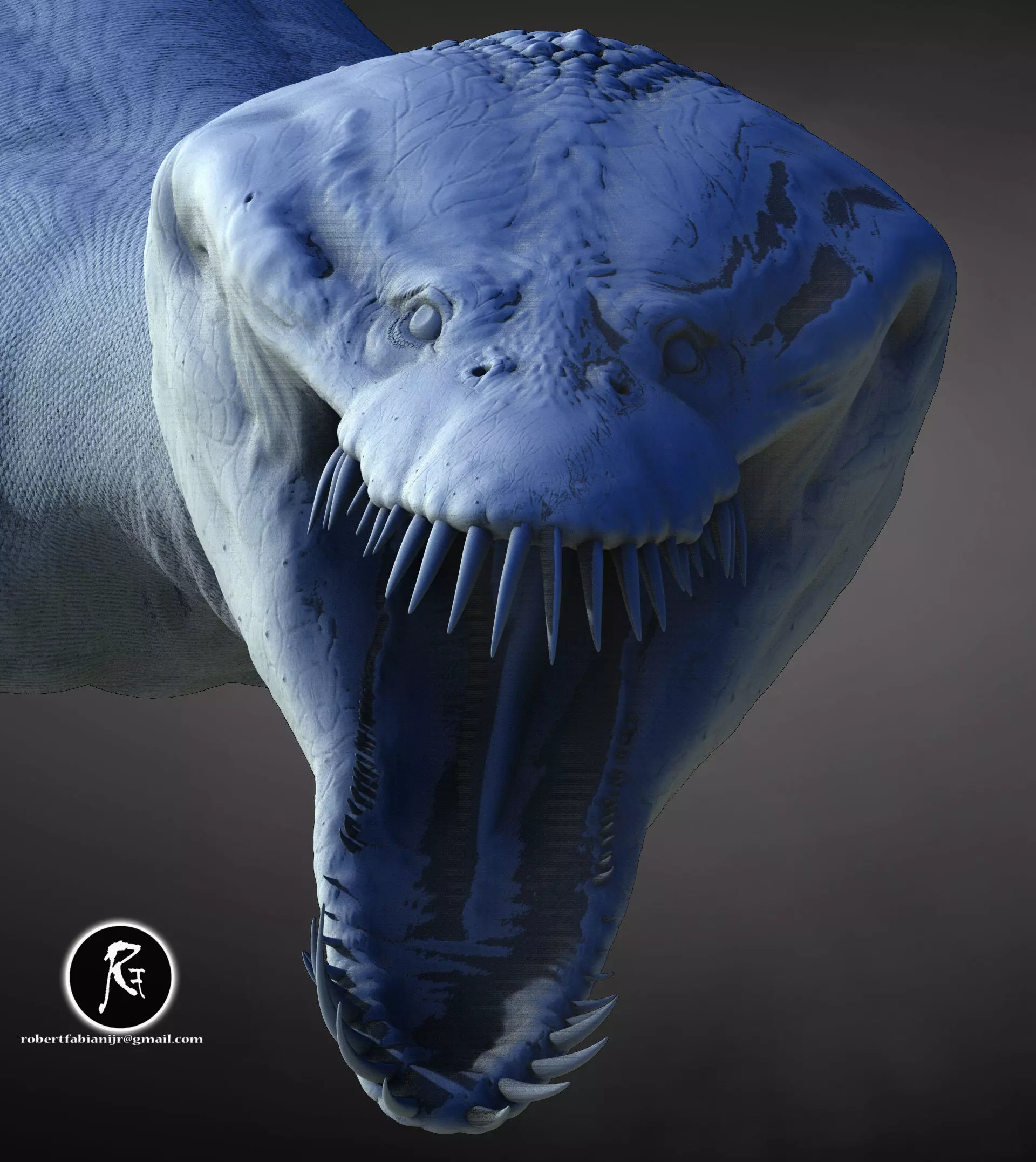 Nothosaurus 3D print model_2