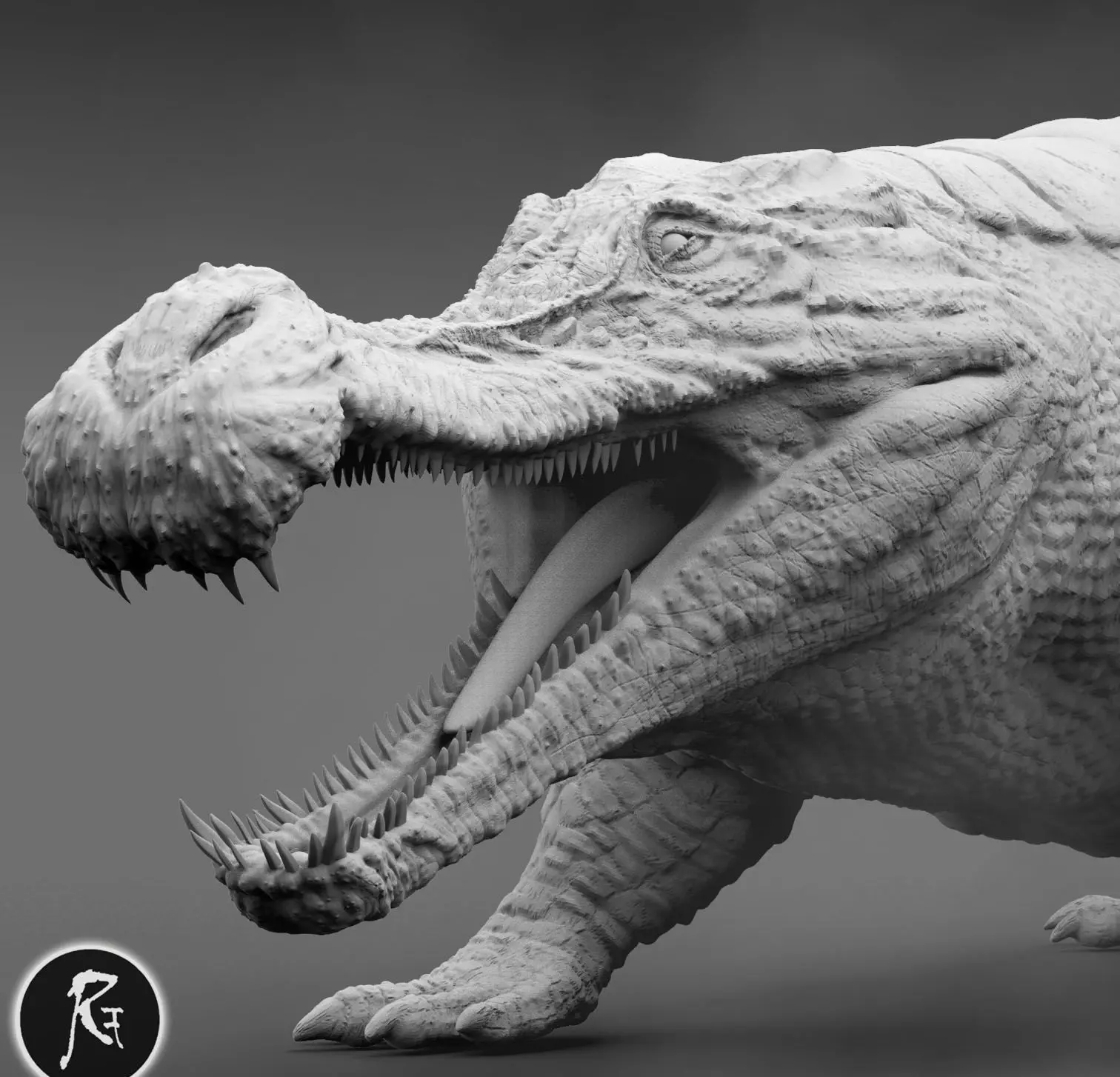 Sarcosuchus 3D print model_0