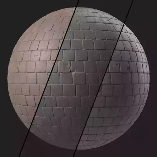 Pavement Materials 109- Concrete Paving - Sbsar Pbr 4k Seamless