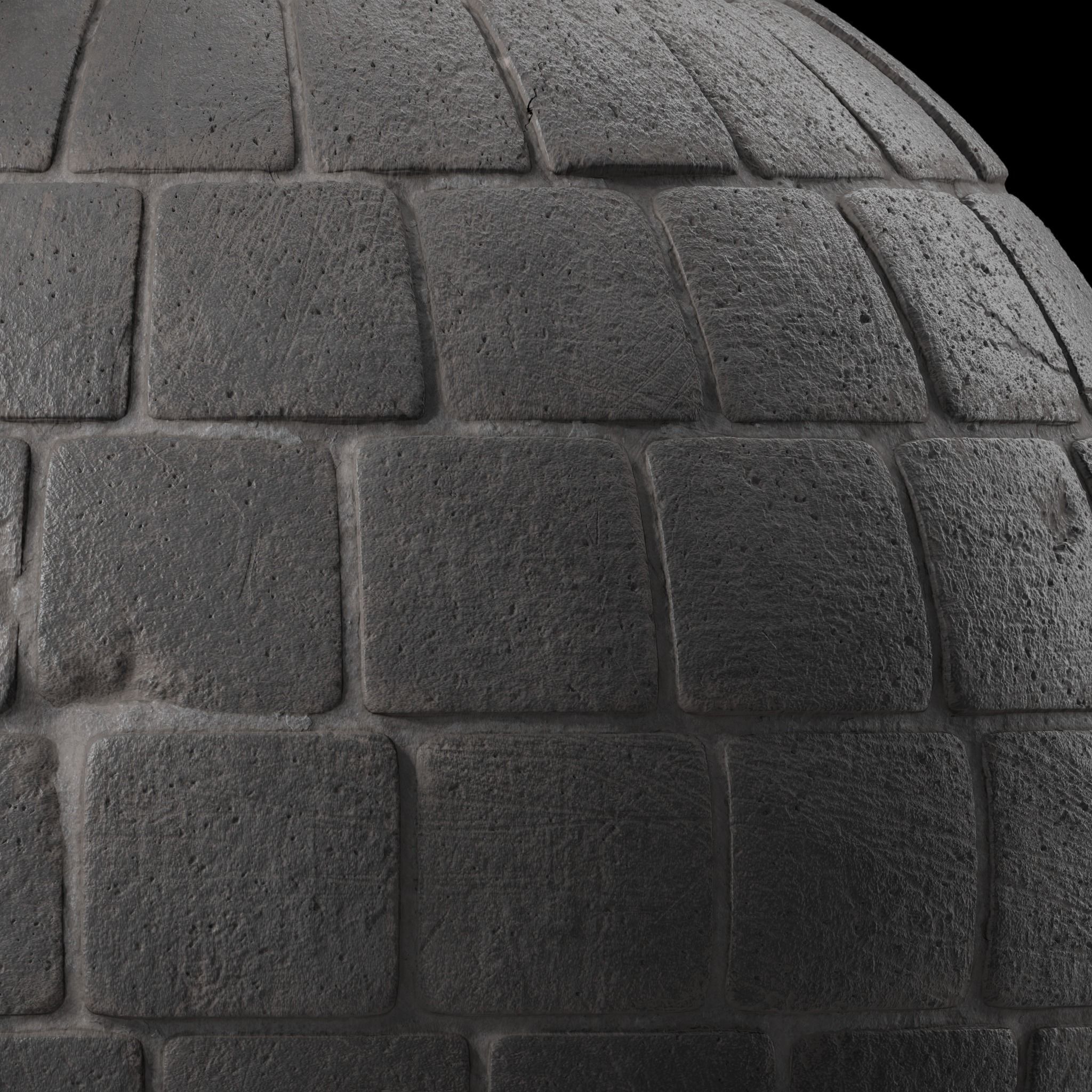 Pavement Materials 109- Concrete Paving - Sbsar Pbr 4k Seamless Texture_4