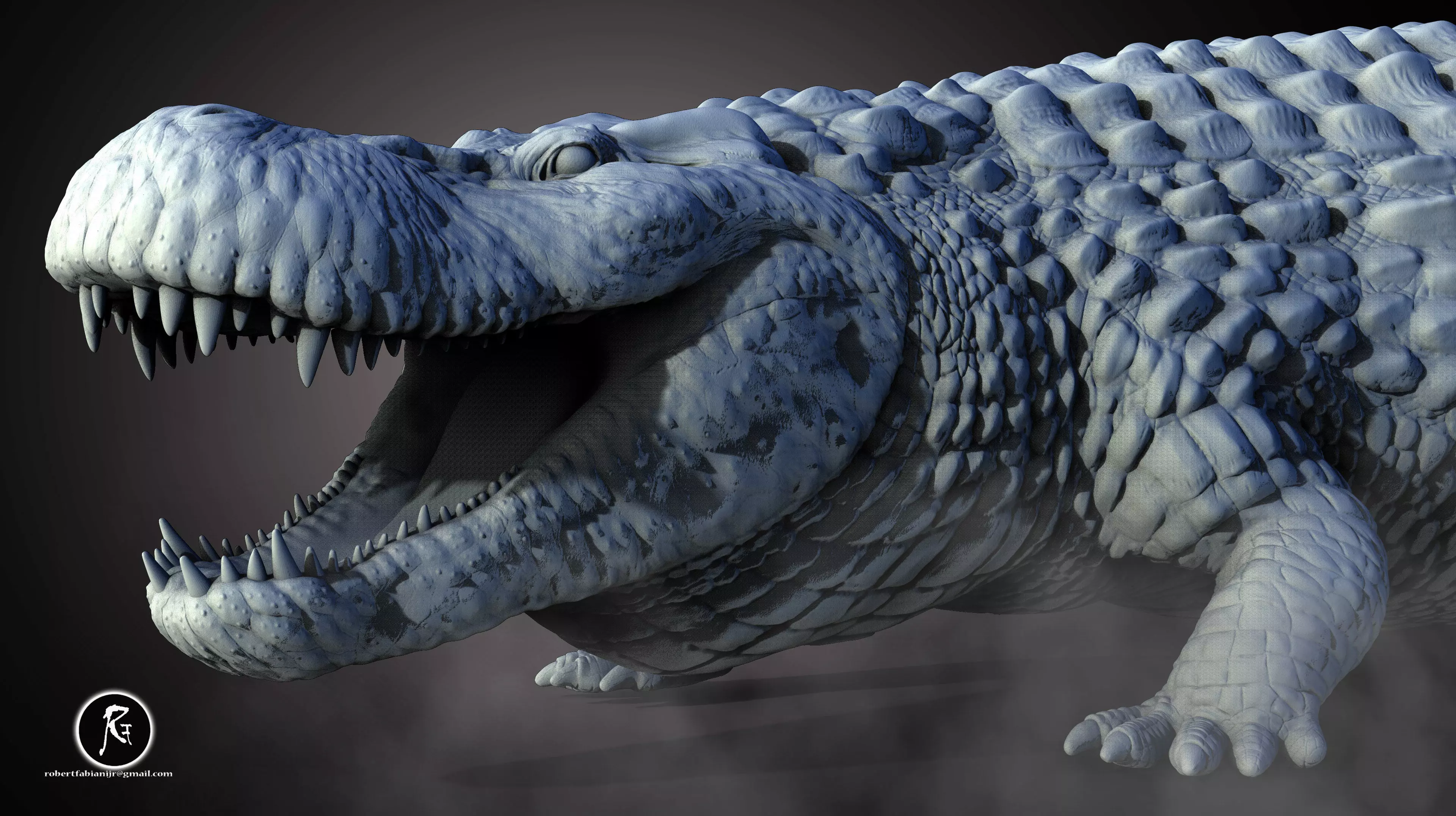 Purussaurus 3D print model_0