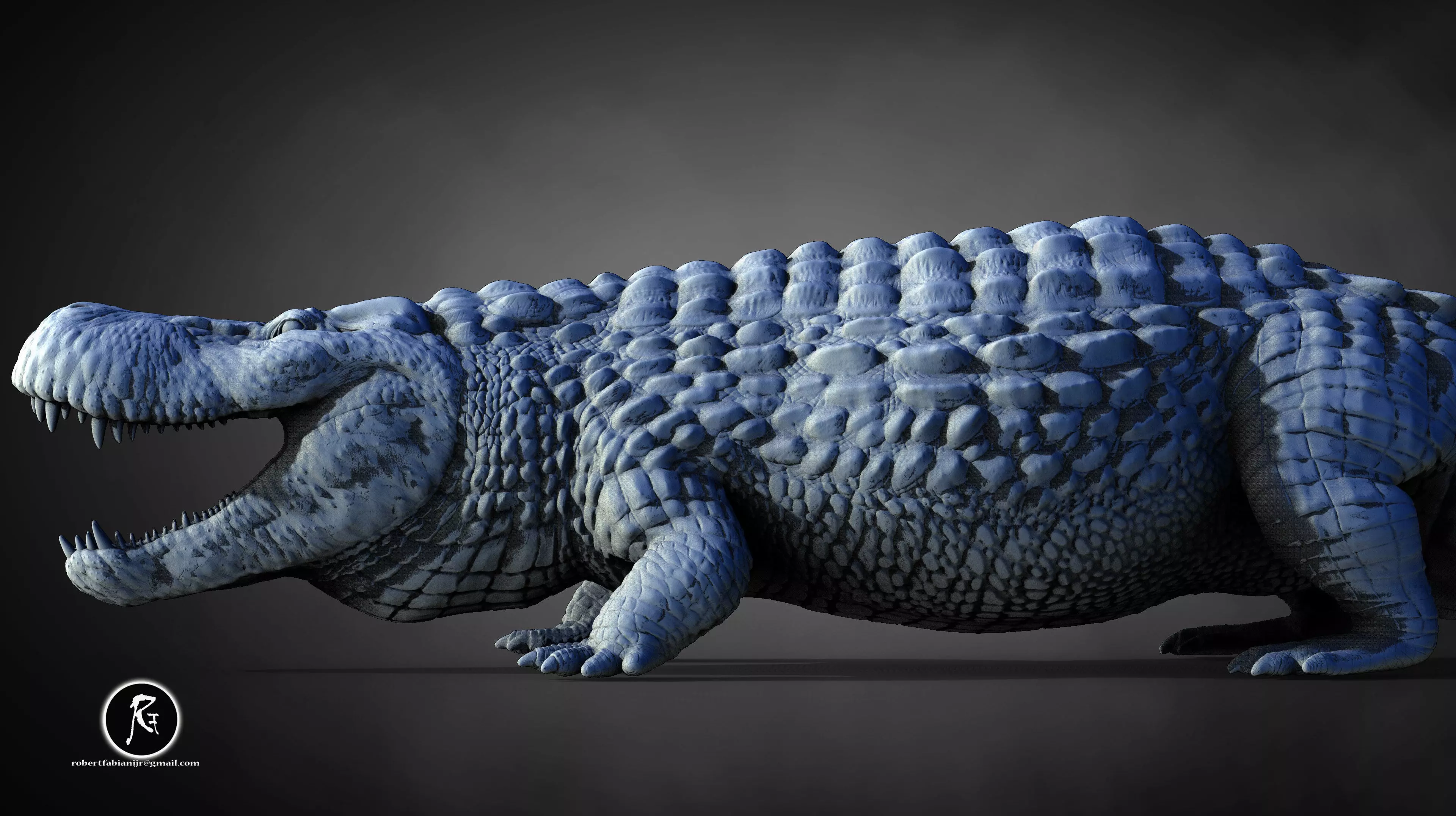 Purussaurus 3D print model_2