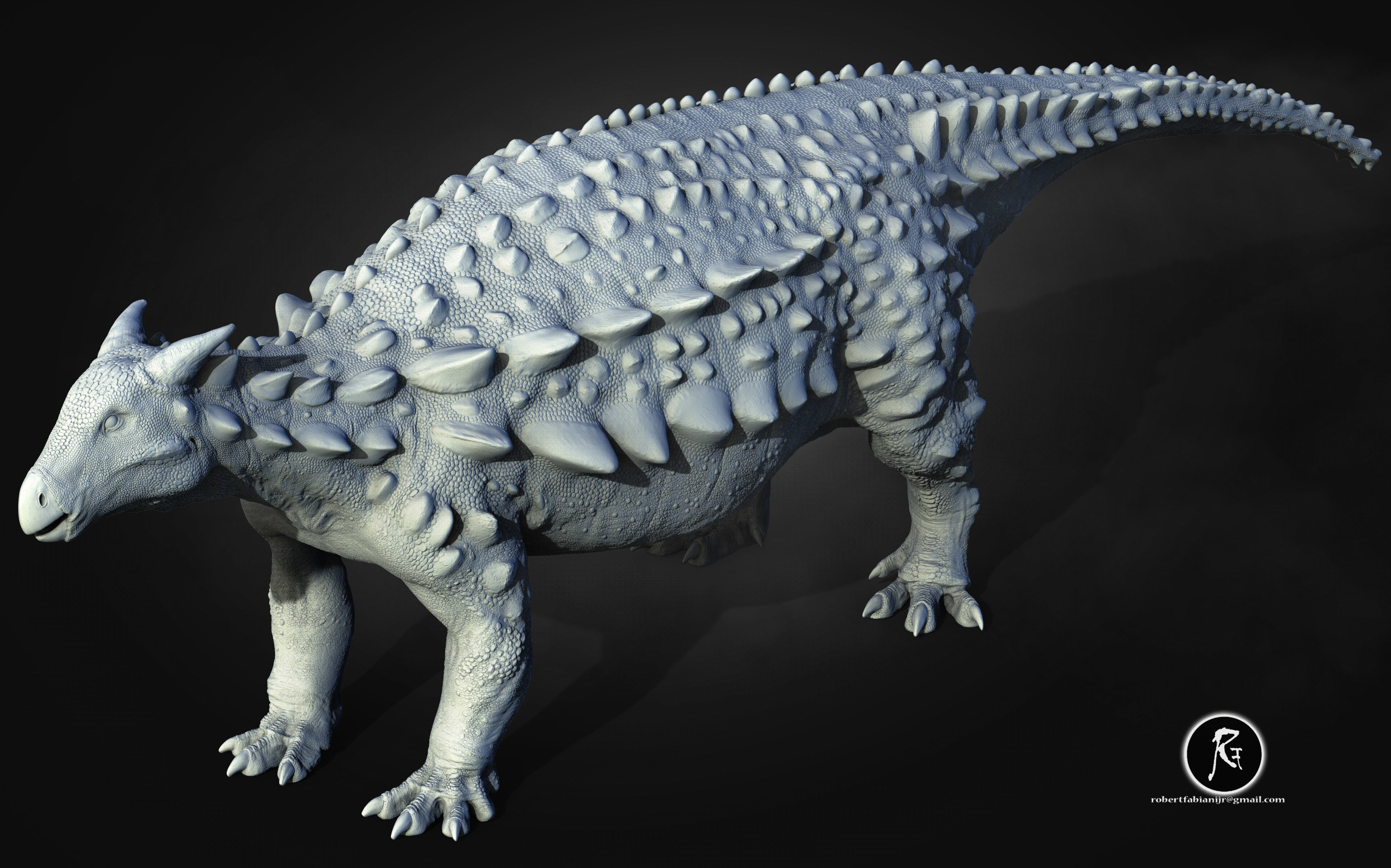 Scelidosaurus  3D print model_2