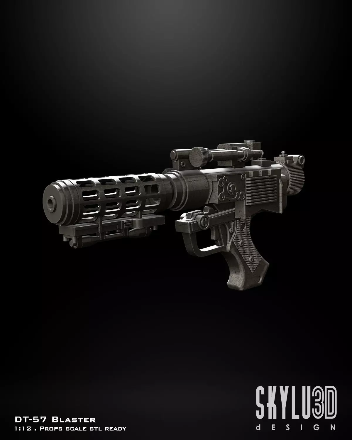 DT-57 Annihilator blaster 3D model_0